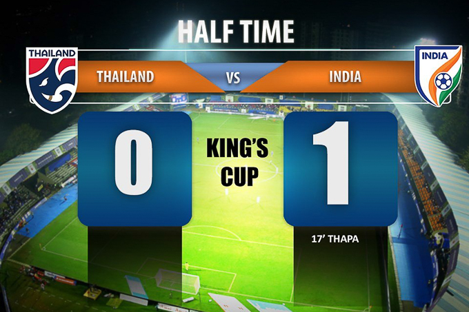 Thái Lan 0-1 Ấn Độ: Chủ nhà không có nổi vị trí thứ 3